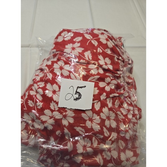 Anthropologie Kindred Red Floral Maxi Dress Womens 2X Milkmaid Fairy Coquette - Picture 8 of 8